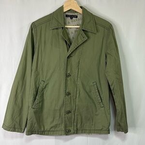 🦀 P.S. Erin Wasson olive green, cotton utility jacket
